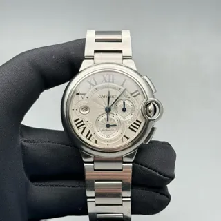 Cartier Ballon Bleu 44mm W6920002 44mm Steel Silver