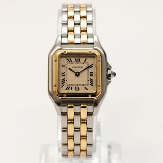 Cartier Panthère 1120 22mm Steel$18ct Gold White