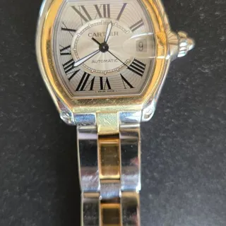 Cartier Roadster w62031y4 Gold/Steel Silver