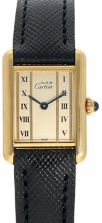 Cartier Tank Must Vermeil 57363_PF Gold-plated Champagne