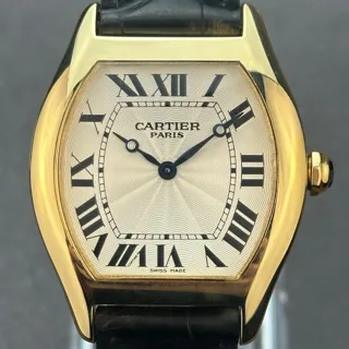 Cartier Tortue 2496D 34mm Yellow gold White