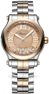 Chopard Happy Sport 278559-6019 36mm Brushed/polished steel Golden