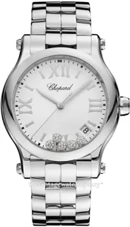 Chopard Happy Sport 278582-3002 36mm Brushed/polished steel White