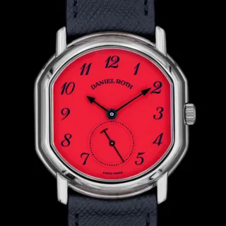 Daniel Roth Le Sentier 35mm Steel coral red