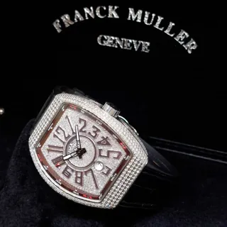 Franck Muller Vanguard V 45 SC DT 44mm Steel Brown