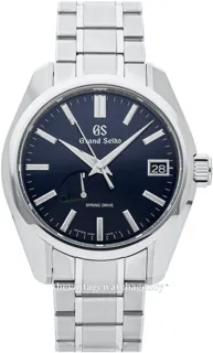 Grand Seiko Heritage SBGA375G 40mm Brushed/polished steel Blue