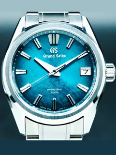 Grand Seiko Atera Blue SLGA025 40mm High-Intensity Titanium Blue