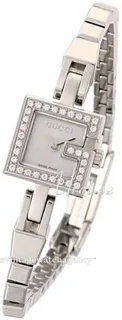 Gucci 100G-105 YA102541 steel white mother of pearl