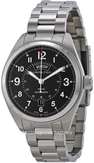 Hamilton Khaki Field H70505133 Stainless steel Black