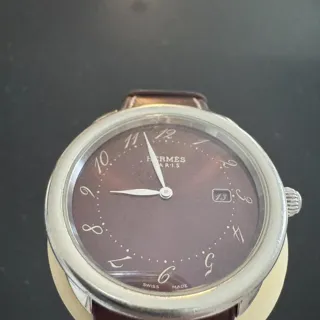 Hermès Arceau AR5.710 38mm Steel Brown