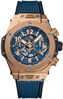 Hublot Big Bang 411.OX.5189.RX 45mm Yellow gold Blue