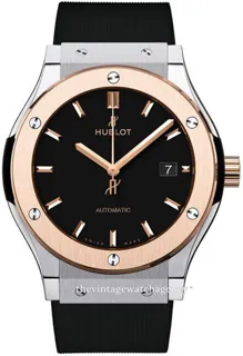 Hublot Classic Fusion 45, 42, 38, 33  542.NO.1181.RX 42mm Titanium Black