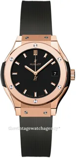 Hublot Classic Fusion 581.OX.1181.RX 33mm Yellow gold Black