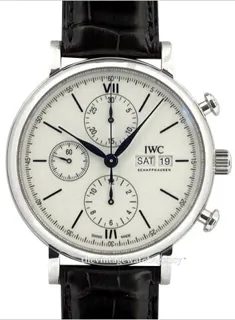 IWC Portofino Chronograph IW391024 42mm Stainless steel White