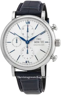 IWC Portofino Chronograph IW391037 42mm Stainless steel Silver