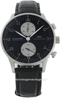 IWC Portugieser IW371404 41mm Stainless steel Black