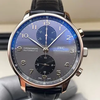 IWC Portugieser IW371482 41mm Red gold Black