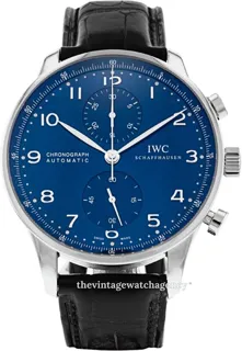 IWC Portugieser IW371491 Stainless steel Blue