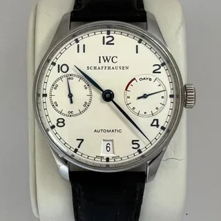 IWC Portugieser IW500107 42mm Stainless steel Silver