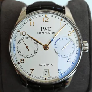 IWC Portugieser IW5007-04 42.5mm Stainless steel Silver