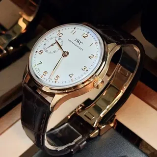 IWC Portugieser IW524202 43mm Red gold Silver