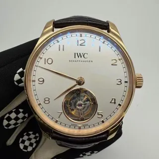 IWC Portugieser IW5458-01 42.5mm Yellow gold Silver