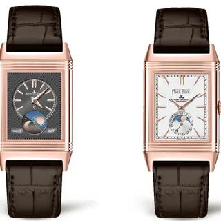 Jaeger-LeCoultre Reverso Tribute 3912420 49.7mm Rose gold Silver