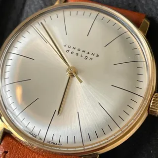 Junghans max bill 027.5703 101 34.5mm Steel Mother of pearl