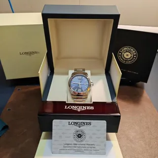 Longines Conquest L3.777.4.99.6 41mm Steel Blue