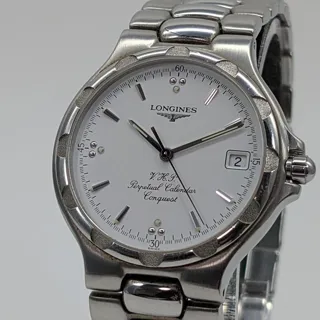 Longines Conquest L1.627.4 35mm Steel White