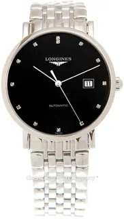 Longines Elegant L4.910.4.57.6 Stainless steel Black