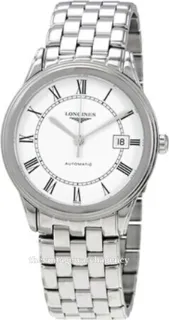 Longines Flagship L49744216 38.5mm Stainless steel White