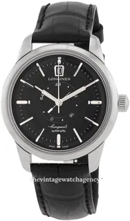 Longines Heritage L1.648.4.52.2 Stainless steel Black