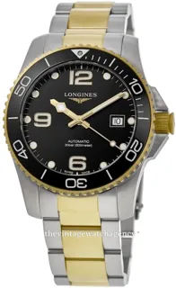 Longines HydroConquest L3.781.3.56.7 41mm Stainless steel Black