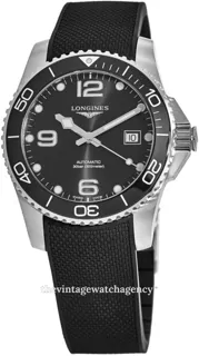 Longines HydroConquest L3.782.4.56.9 43mm Stainless steel Black