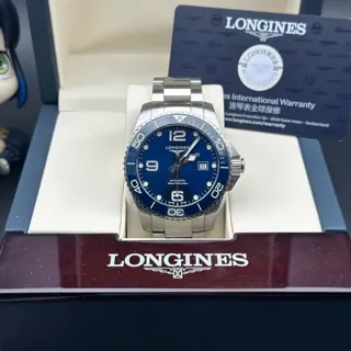 Longines HydroConquest L3.782.4.96.6 43mm Stainless steel Blue