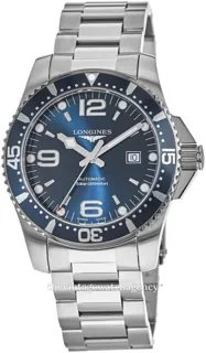 Longines HydroConquest L3.841.4.96.6 44mm Stainless steel Blue