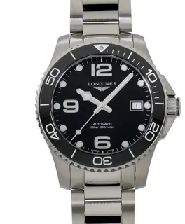 Longines HydroConquest L37804566 39mm Stainless steel Black