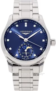 Longines Master Collection L2.409.4.97.6 34mm Stainless steel Blue