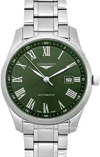 Longines Master Collection L2.893.4.09.6 42mm Stainless steel Green