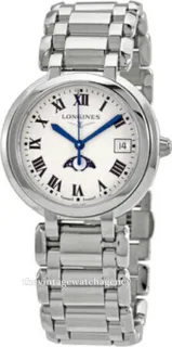 Longines PrimaLuna L8.116.4.71.6 34mm Stainless steel Silver