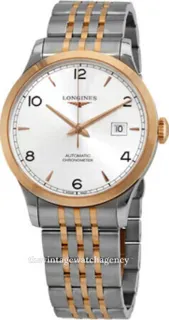 Longines Record L28215767 Rose gold and Stainless steel Silver