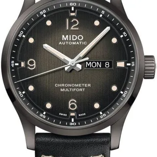 Mido Multifort M038.431.36.057.00 Stainless steel Black