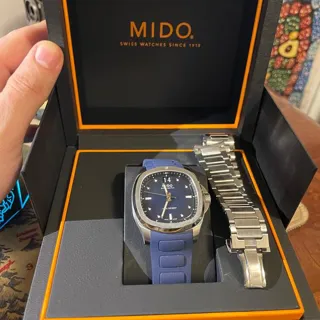 Mido Multifort M049.526.11.041.00 40mm Stainless steel Blue