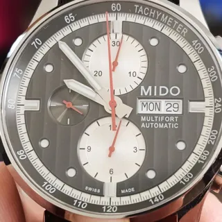 Mido Multifort MO05614A 44mm Steel Black