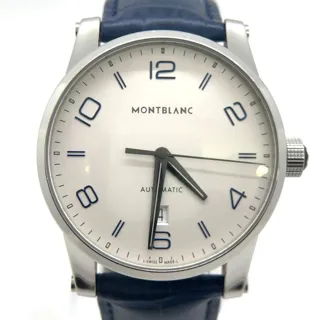 Montblanc TimeWalker 7070 40mm Steel White