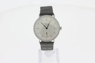 NOMOS Metro Neomatik 1165 Stahl white silver plated