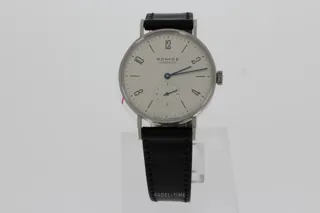 NOMOS Tangente 101 Stahl galvanized, white silver plated