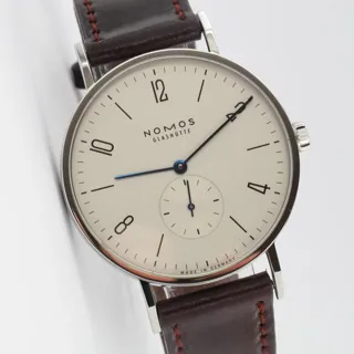 NOMOS Tangente 165 38mm Steel Silver