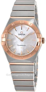 Omega Constellation 131.20.28.60.05.001 28mm Brushed/polished steel White